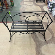 Load image into Gallery viewer, Wrought Iron Bench