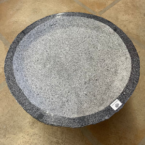 Rounded Granite Birdbath