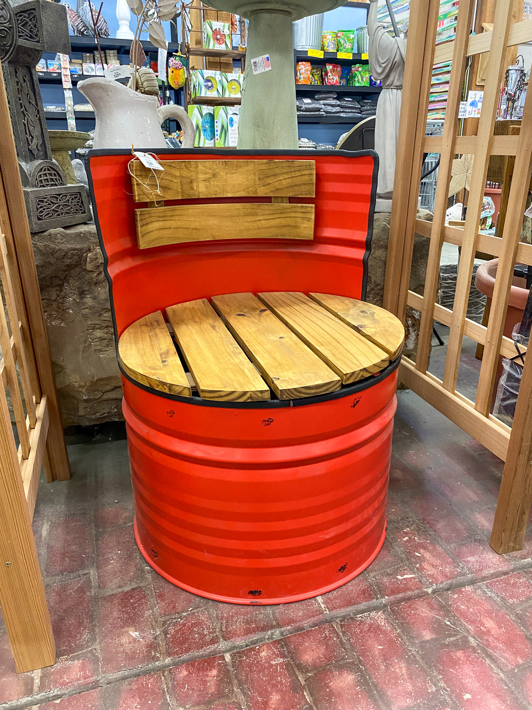 Drum Chair - Red