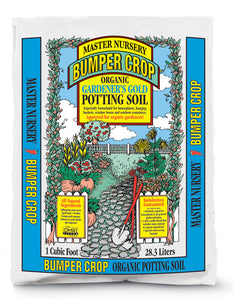 Bumper Crop Organic Potting Soil Gardener Gold 8 qt bag (blue bag)