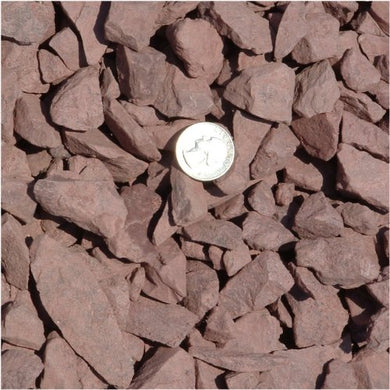 Barn Red Stone Gravel 1/2 cubic foot bag