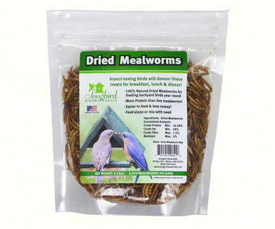 Dried Mealworms 3.5 oz