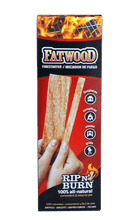 Load image into Gallery viewer, Fatwood Rip N&#39; Burn Fire Starter 1 lb