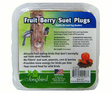 Fruit Berry Suet Plug