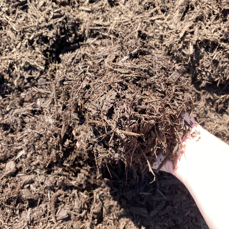 Timber Ridge Dark Brown Mulch | 2 cu ft Bag – The Rock Pile